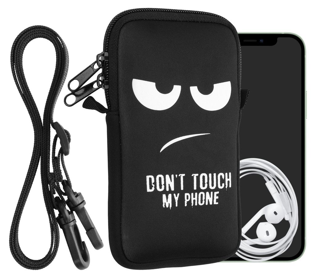 kwmobile Handytasche für Smartphones L - 6,5" - Neopren Produktbild 
