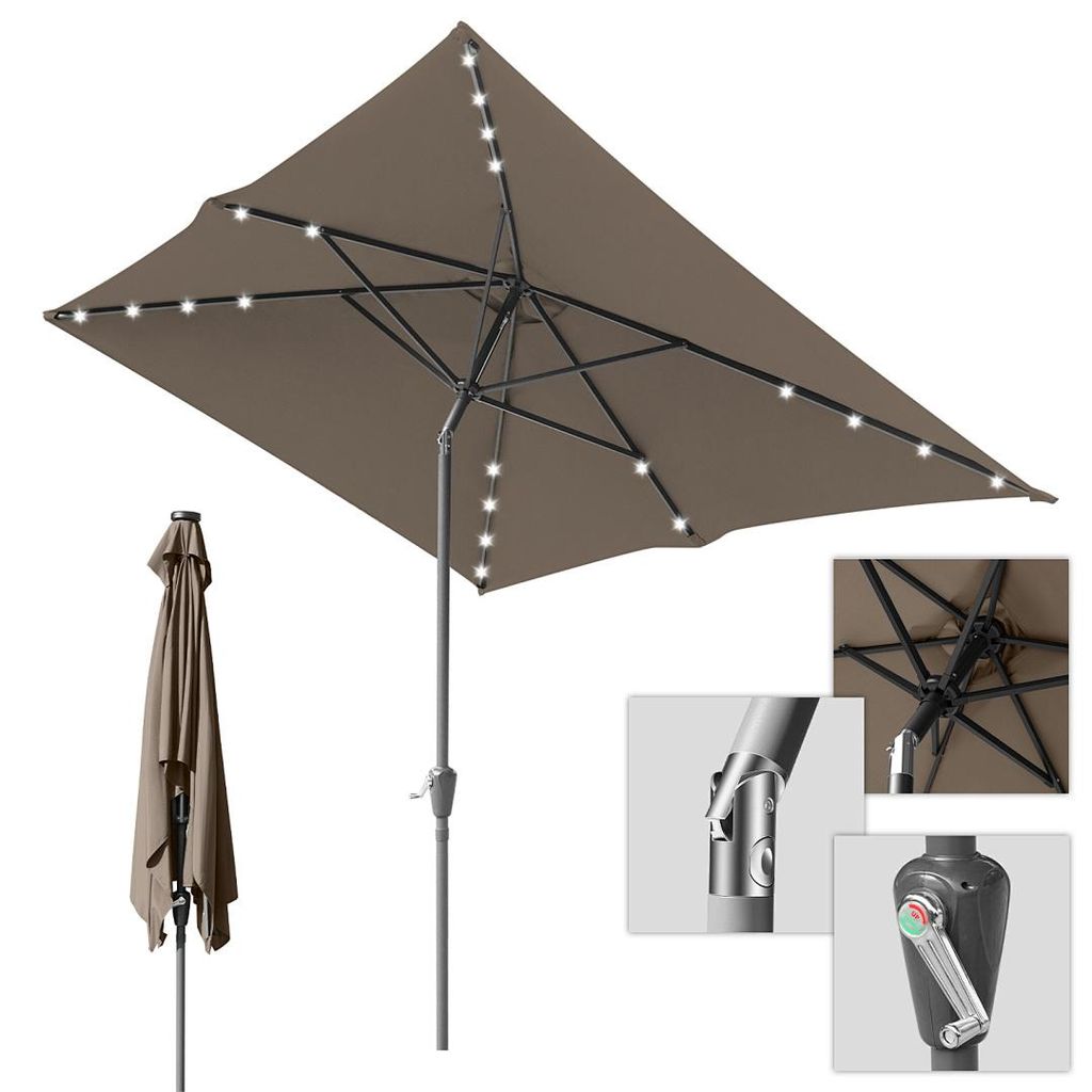 Faziango 200x300m Sonnenschirm UV50+ Sonnenschutz Produktbild 