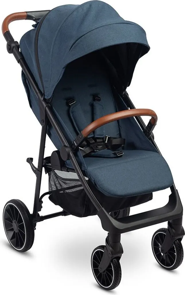 Poussette de sport CARETERO ELMA Jeans Blue - Châssis léger et robuste
