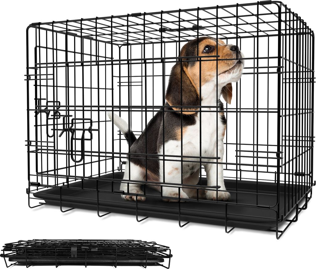 Leopet® Hundekäfig - Faltbar, für Zuhause/Wohnung, Produktbild 