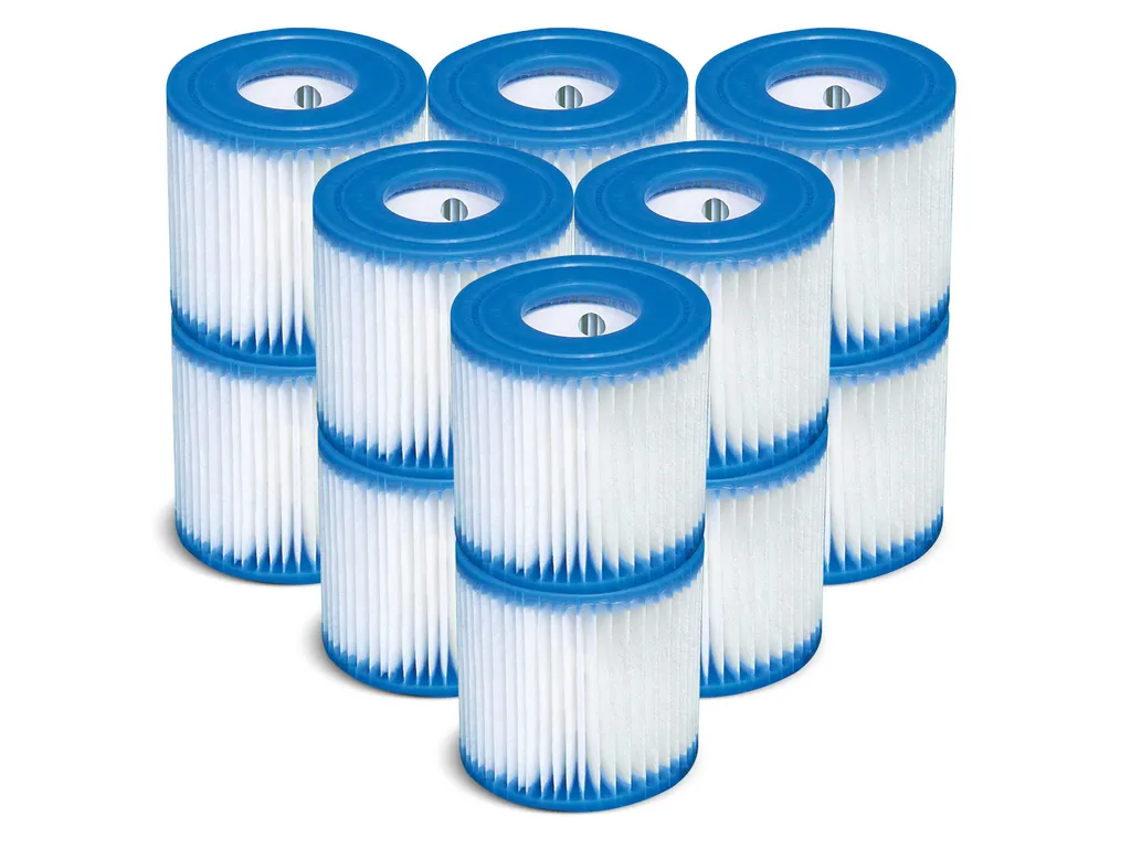 Dites Adieu à l'Eau Trouble : 12 Filtres Type H Intex 29007 pour Pompe