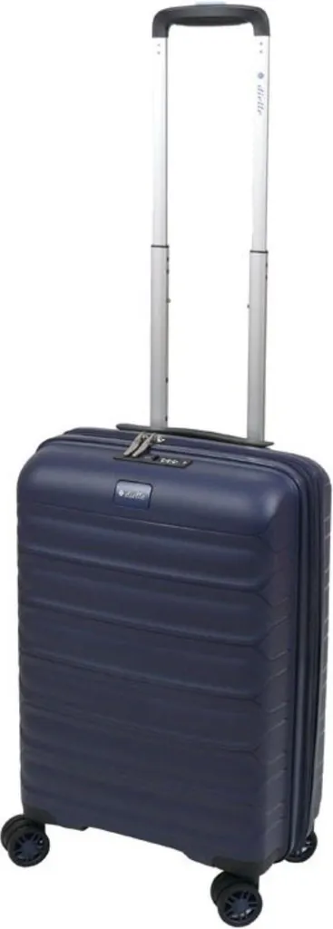 Valises Dielle 10050BL : Valise Rigide Robuste Bleue avec 4 Roues Multi