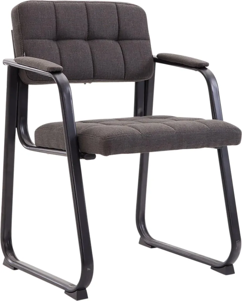 Chaise visiteur Canada B tissu pour réunion : confort longue durée assis