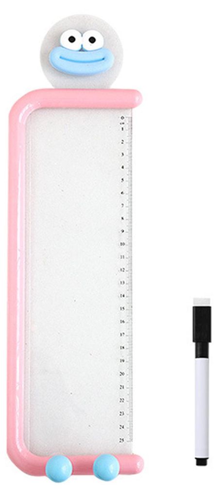 Acryl-Notiztafel für Monitore, transparente Seitenhalterung mit Klemme, Handyhalterung und Lineal – ideal als Schreibtisch-Organizer.