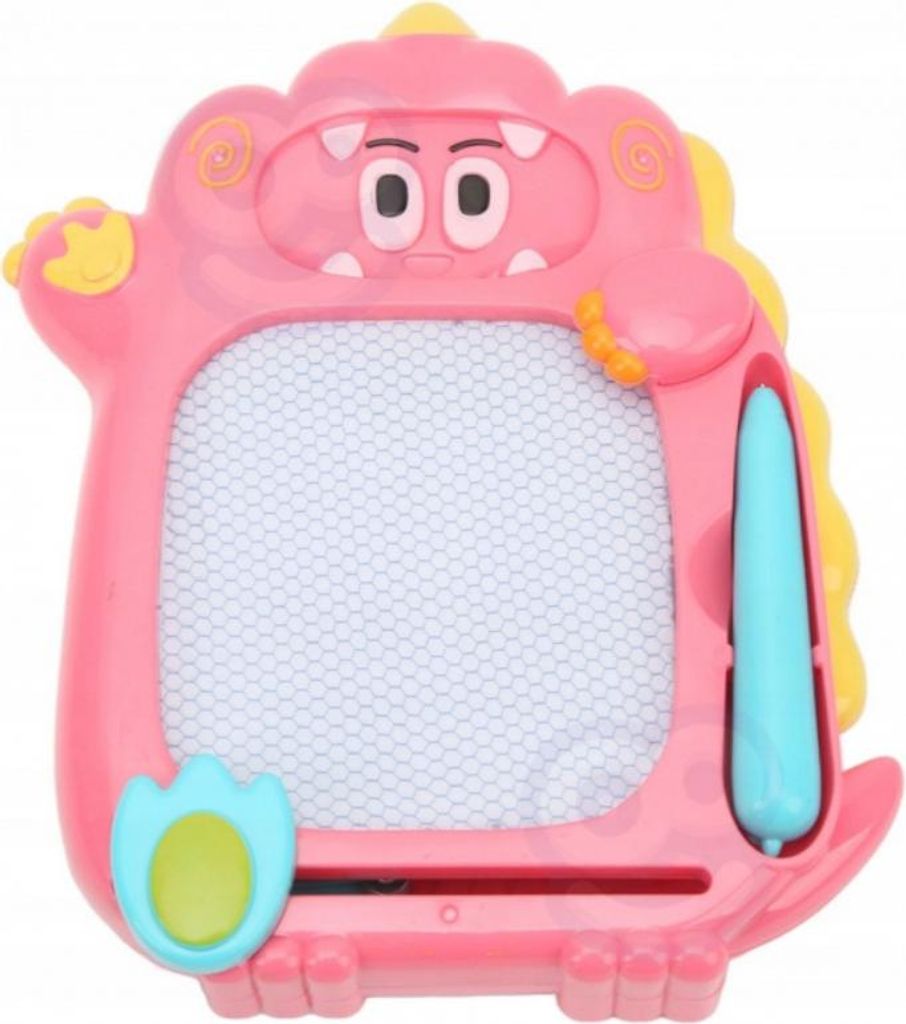 WOOPIE Znikopis Tablica Magnetyczna 2w1 Gra Zręcznościowa Pinball Flipper Różowa