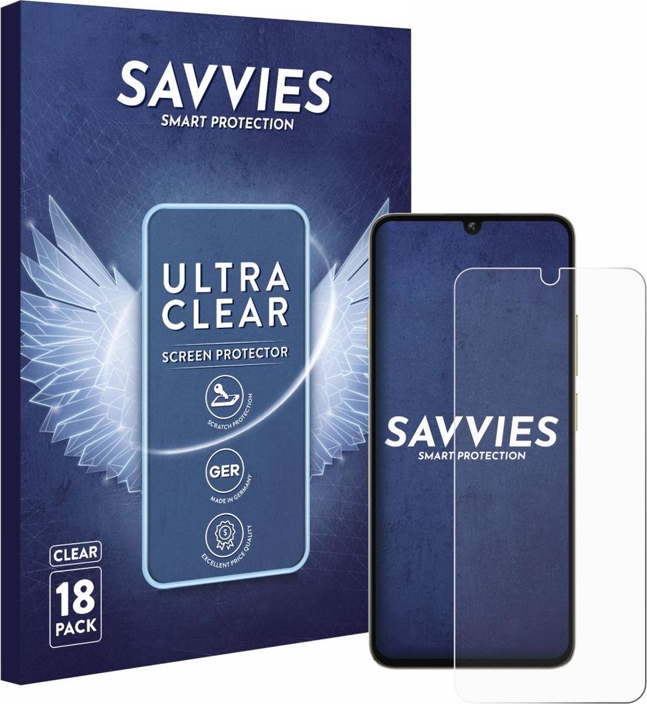 18x Für Oukitel C59 Pro Schutzfolie Savvies Displayschutz Display Schutz Folie Klar Transparent