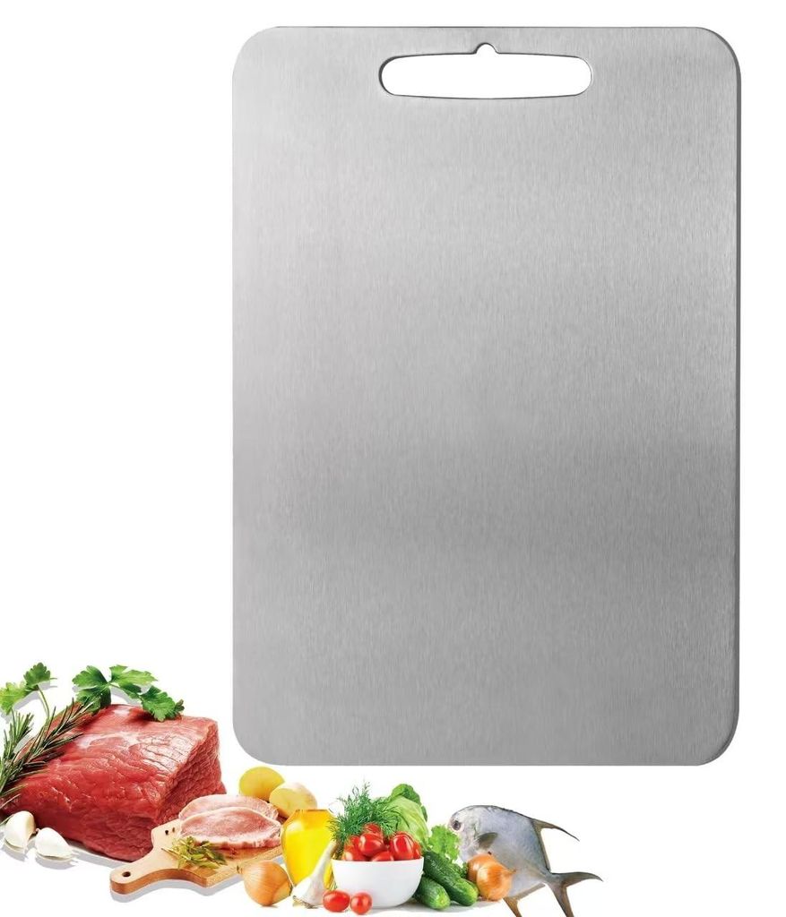 Dubbelzijdige Titanium Snijplank 29x20 cm voor Keuken Productafbeelding 