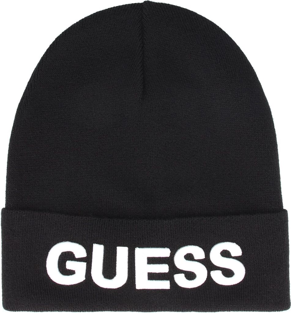 Guess Strickmütze Maxi aus 51% Polyacryl und 49% Wolle für Herbst und Winter