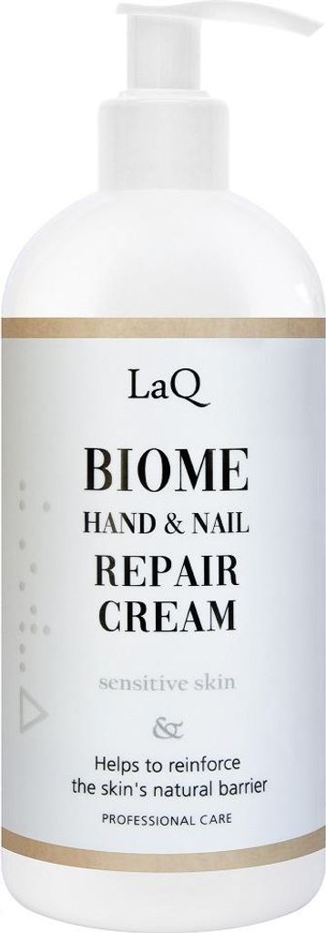 LaQ Biome Hand- und Nagelcreme 300 ml - Intensive Feuchtigkeitspflege für weiche Haut und kräftige Nägel