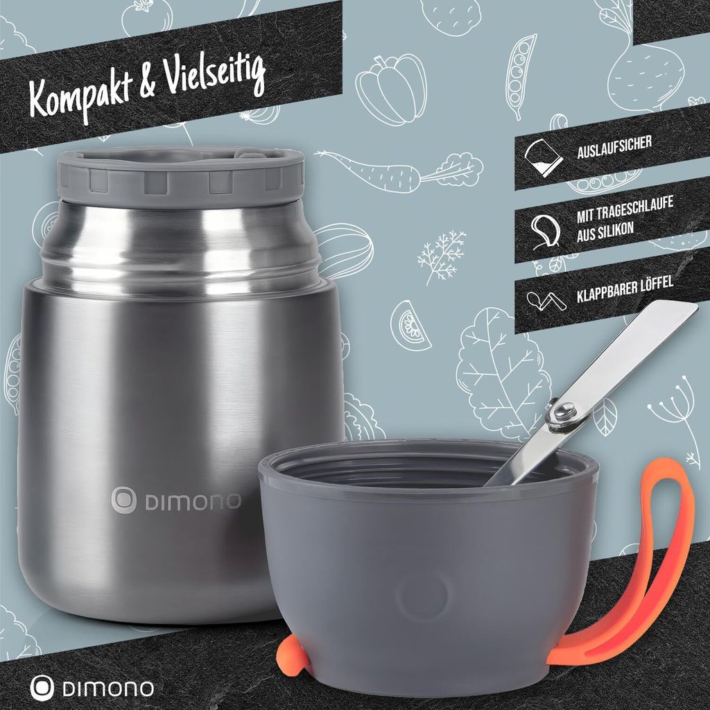 Dimono® Thermobehälter Warmhaltebehälter; to-Go Produktbild 3