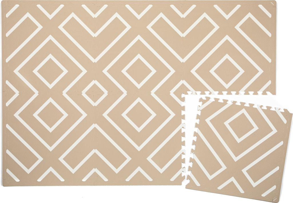 eeveve Puzzle Spielmatte, Farbe:Modern Blocks Desert Sand