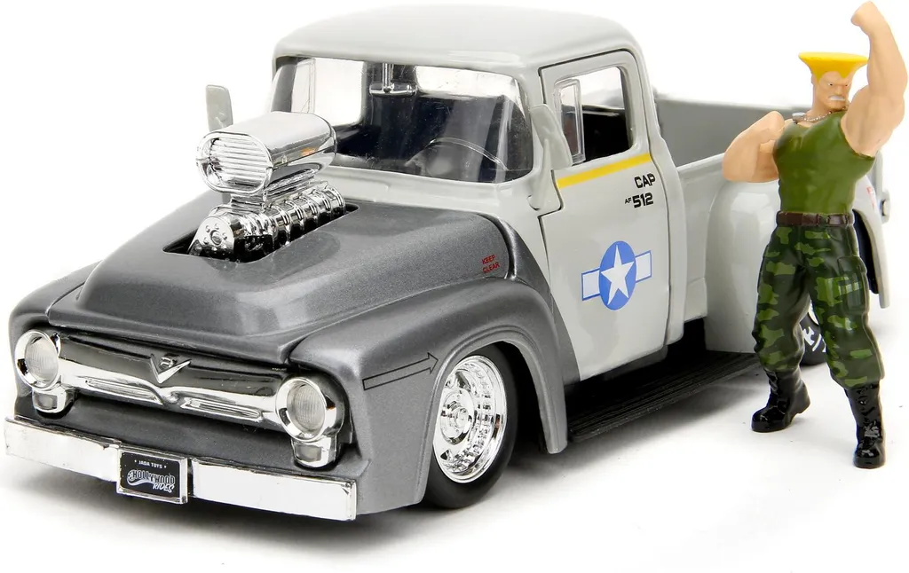 Ford Pick-up 1956 JADA Street Fighter 1/24 avec Portes et Capot Ouvrant