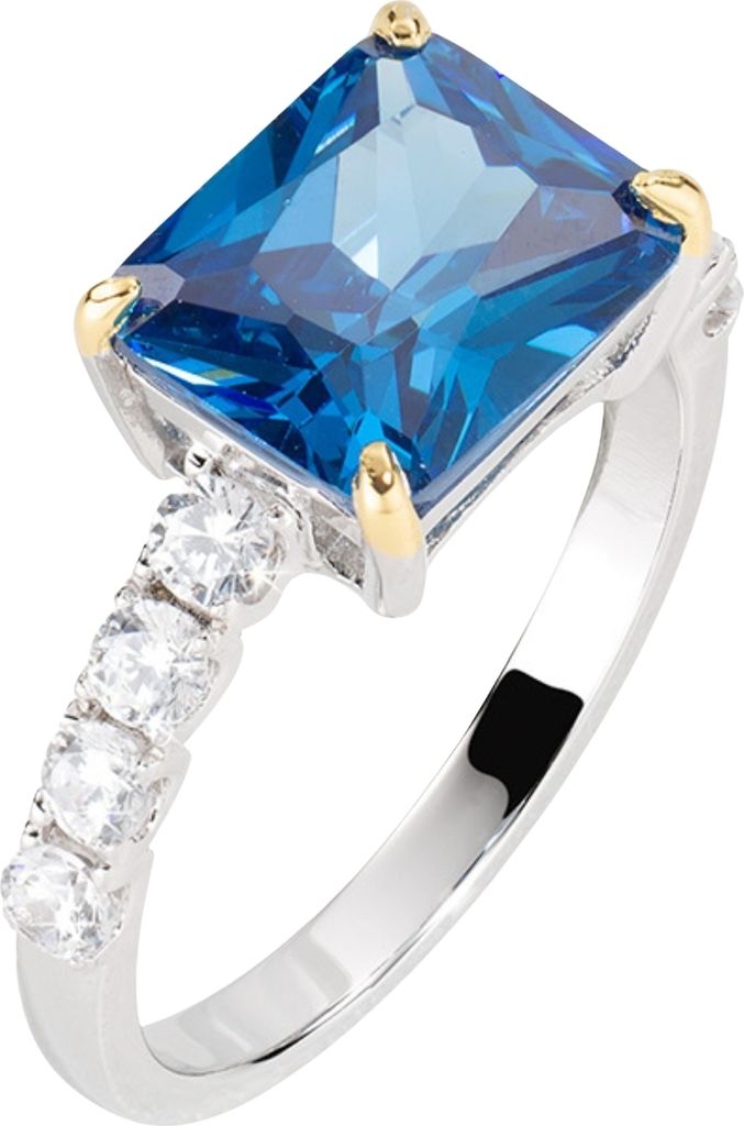 AMEN Ring Sterlingsilber silber 12 Damen Zirkonia RCK1REBBLZ-12, RCK1REBBLZ-14, RCK1REBBLZ-16