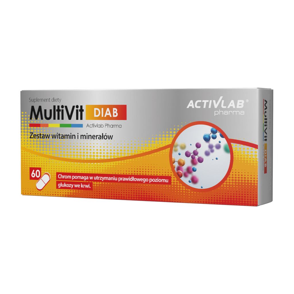 ActivLab Pharma Multivit Diab, 60 Kapseln - Produktbild 