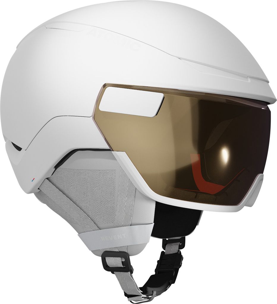 ATOMIC Revent GT Amid Visor HD Photo Skihelm weiss 55-59 cm