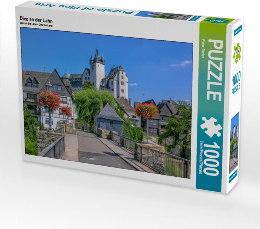 CALVENDO Puzzle Diez an der Lahn | 1000 Teile Lege-Größe 64x48cm Foto-Puzzle für glückliche Stunden