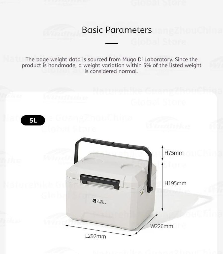 Extreme Ice Kühlbox - Isolierte Kühlbox 5 l - Tragbar für Camping & Picknick - Auto Kühlbox ohne Strom - PolyurethanSchaum - 5 l