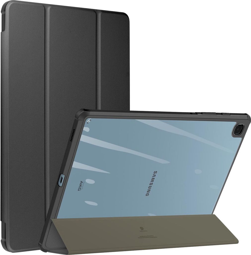 Dux Ducis Toby Armored Flip Smart Case für Samsung Galaxy Tab S6 Lite mit Stifthalter Schwarz Holder