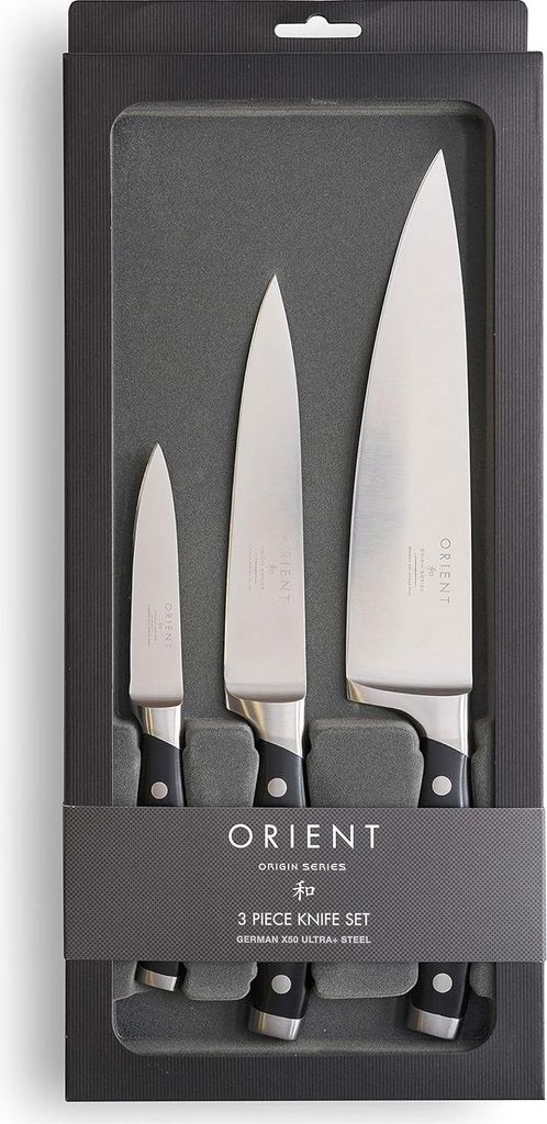 Messerset für die Küche, Orient, Origin Serie, 3-teilig, Produktbild 