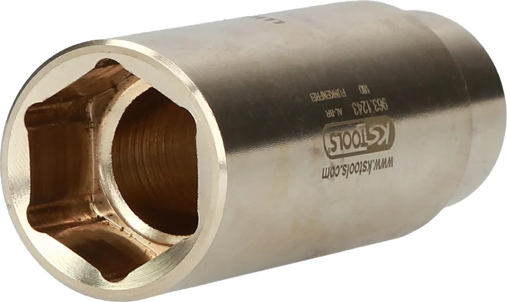 KS TOOLS 963.1243 Bussola Esagonale 24 mm Bronzo 1/2" Lunga