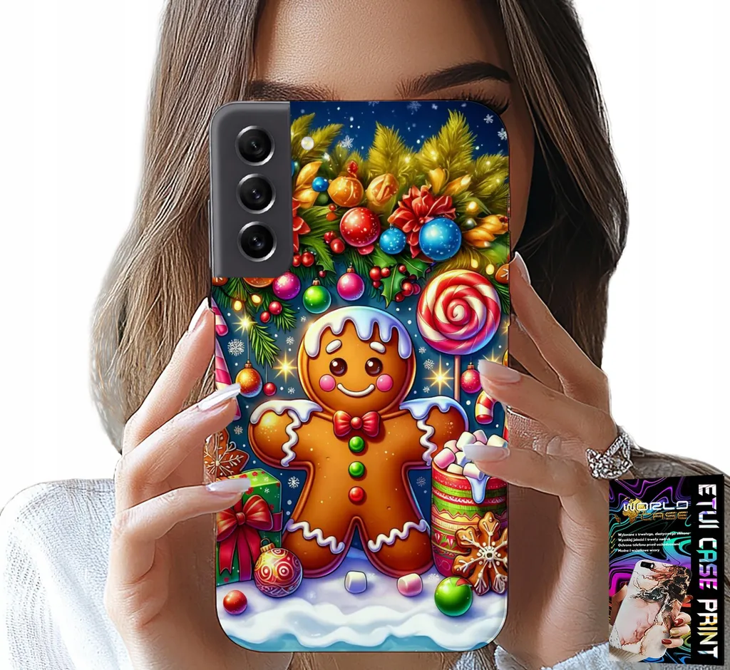 Kit Protezione Samsung S22 Plus Natale: Cover TPU + Vetro Temperato