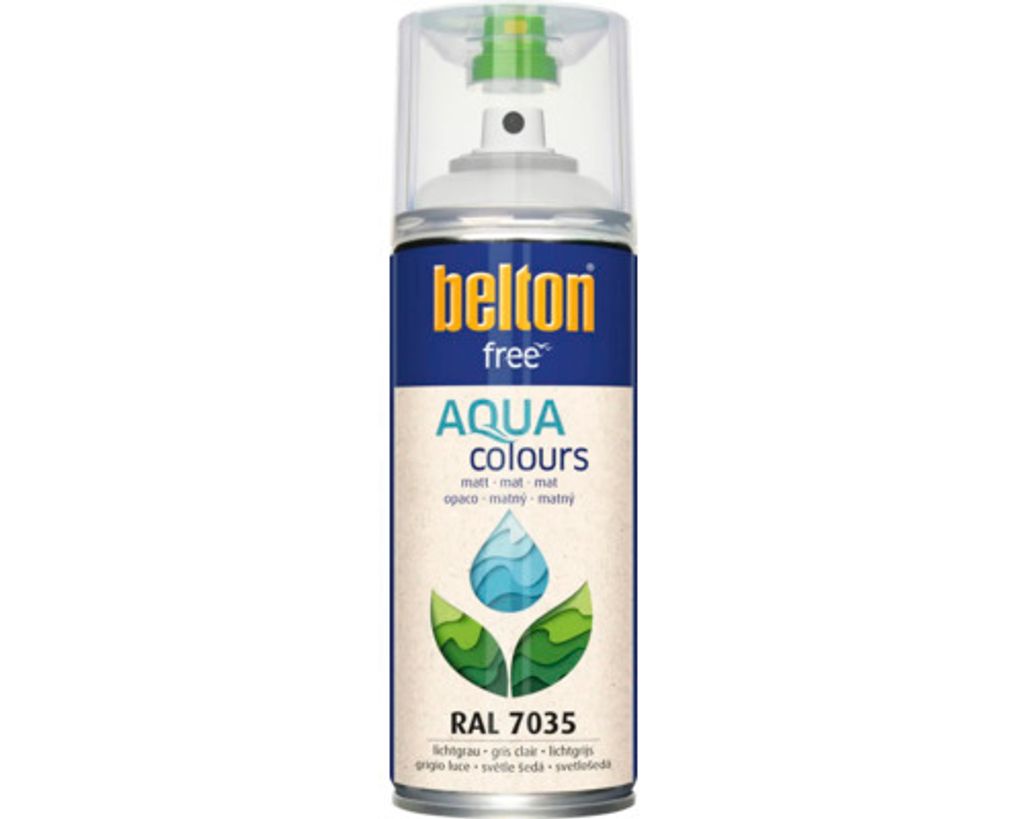 Belton Free PolyurethanSprühlack Ral 7035 lichtgrau matt 400 ml