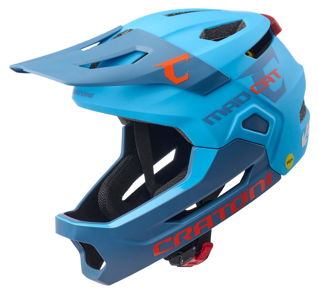 Detská prilba Cratoni Madcat Mips Blue Matt - S/m (49-56 Obrázok produktu 