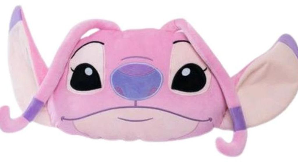 Lilo & Stitch Angel 3D polštář 35cm - Růžový dekorační Obrázek produktu 