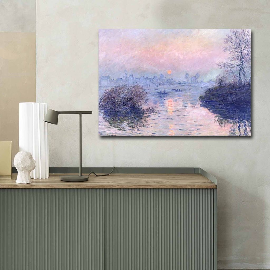 Wallity, 70100FAMOUSART- CVT1547, Bunt, Leinwandbilder, 70 x 100 cm, 100% Wildleder -Leinwand