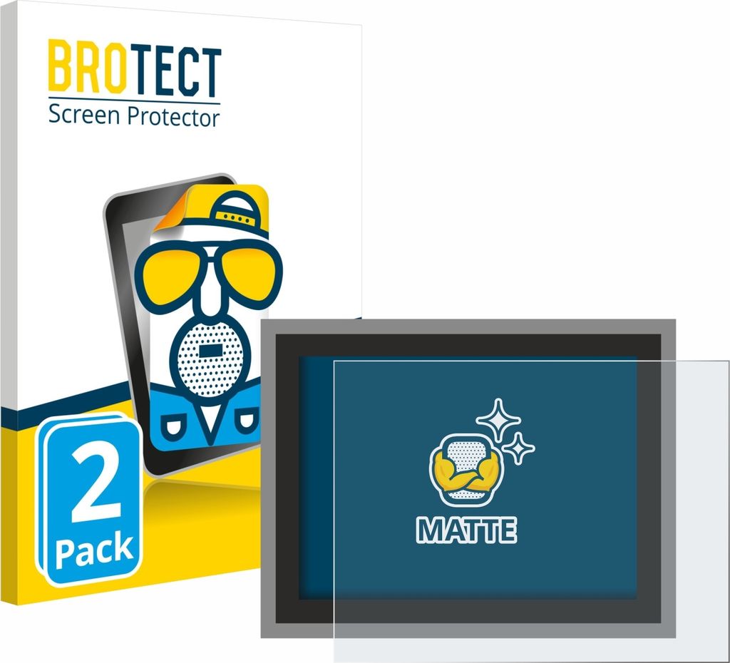 2x BROTECT Schutzfolie für Megger MFT-X1 Displayschutz Displayschutzfolie Folie Matt Entspiegelungsfolie