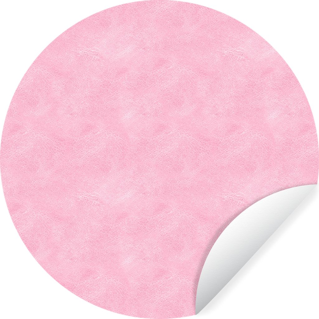 MuchoWow Runde Wandtattoo - Wandsticker Tapete Aufkleber Leder - Textur - Tiere Ø 50 cm Selbstklebend und Repositionierbar - Wandaufkleber - Kre...