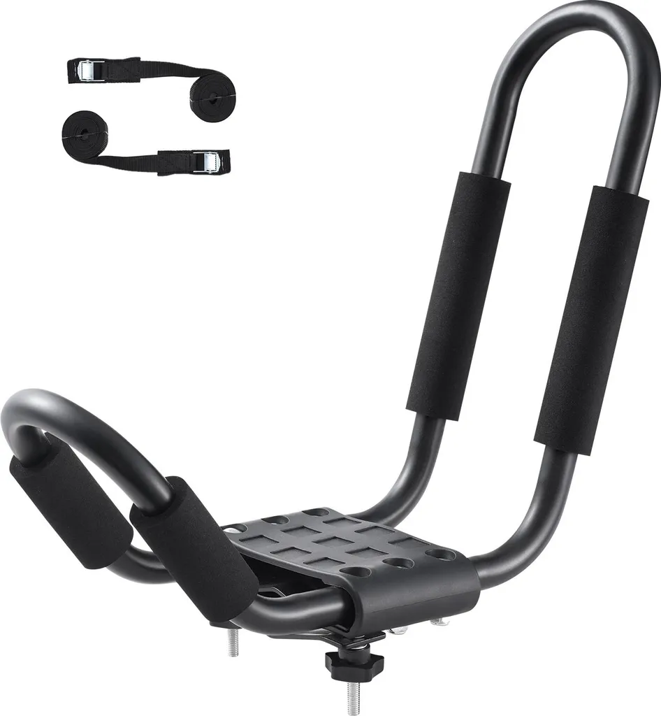 Support de toit pour Kayak et Planche de surf J-Bar noir multi-sport