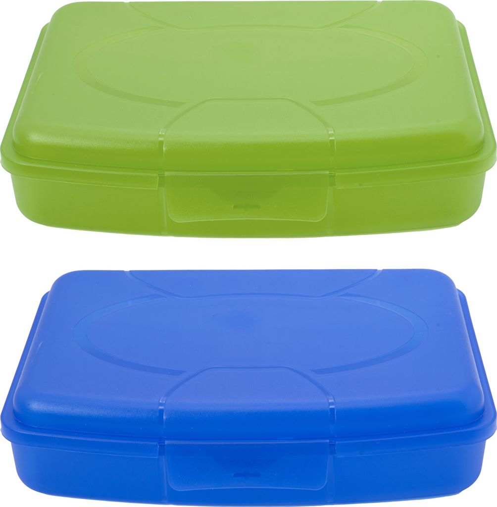 2x Brotdose Lunchbox Proviantbox Vorratsdose Gemüse Obst Produktbild 