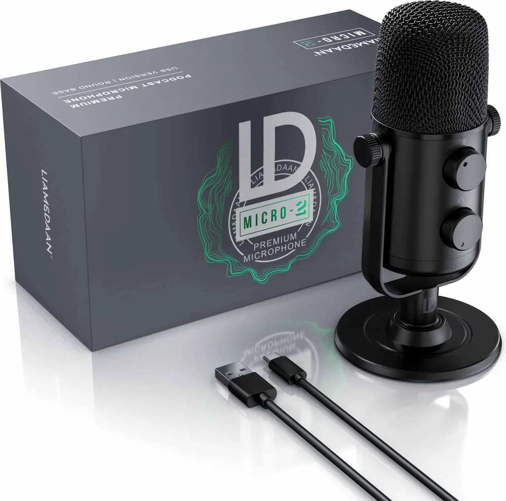 Microphone USB pour Streaming et Visioconférence avec Retour Casque Direct - 7