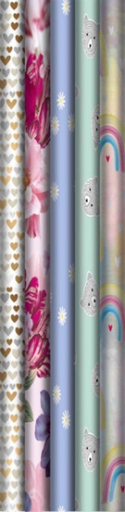 Stewo Rollo, Geschenkpapier, Türkis, Muster, Papier, Produktbild 1