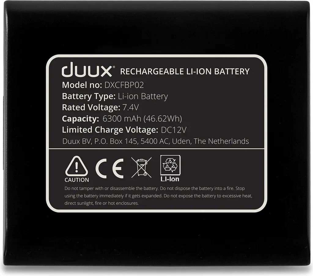 Batterie et station d'accueil Duux DXCFBP02 pour ventilateur Smart Fan
