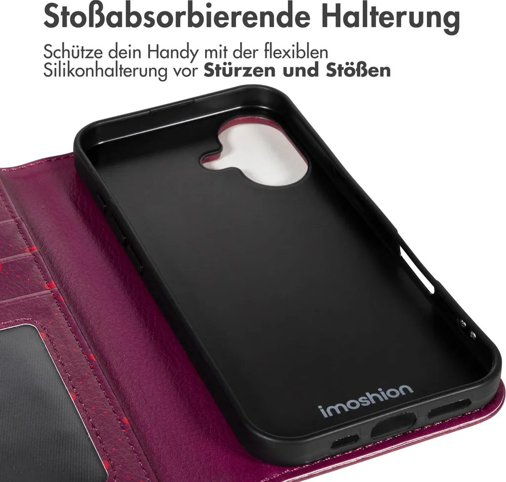 Custodia iPhone 17 imoshion Crush Check Coral Dust - Protezione Design - 4