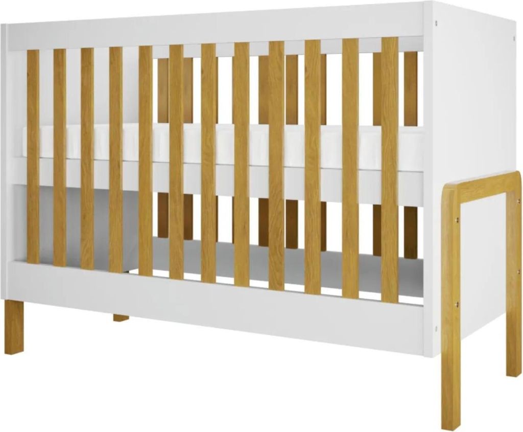 Łóżeczko dziecięce VICTOR 120x60 białe Zdjęcie produktu 