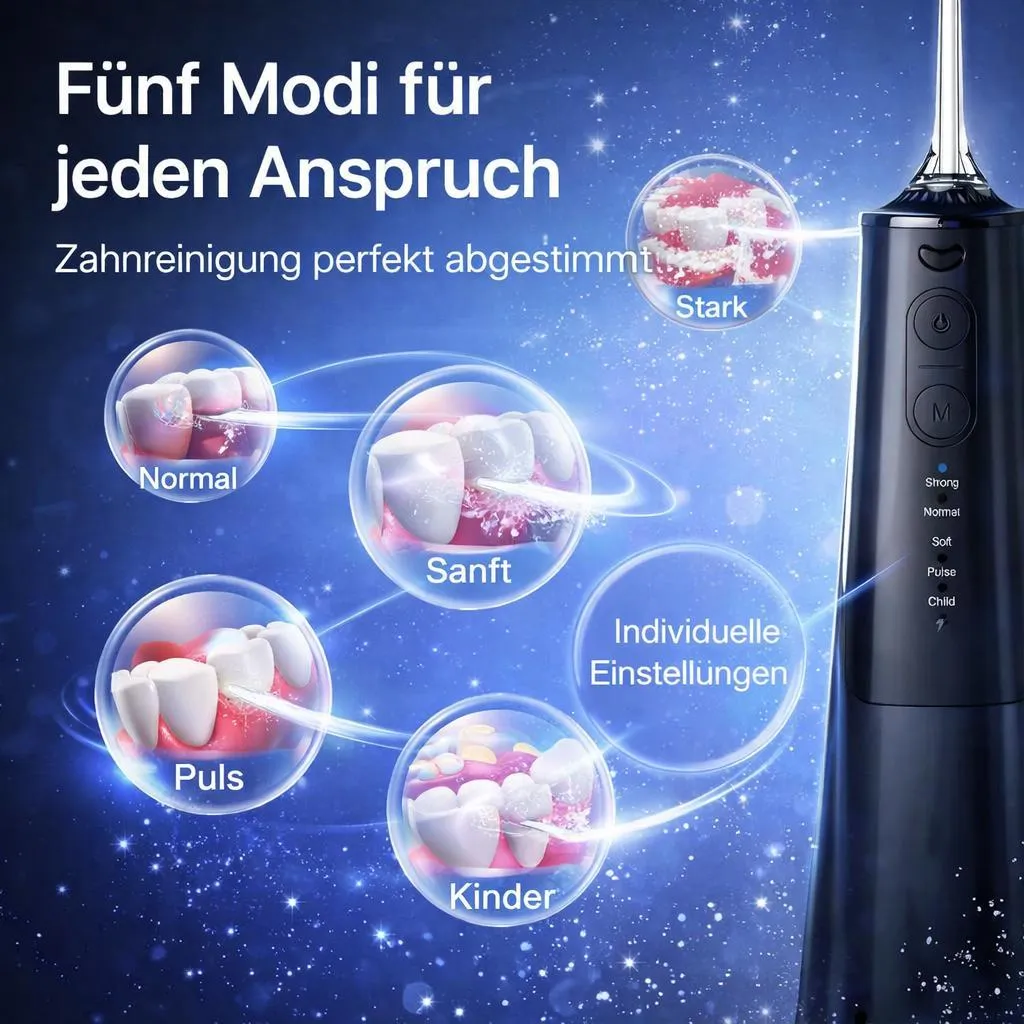 Hydropulseur dentaire portable ProFlow 2.0 jet interdentaire étanche
