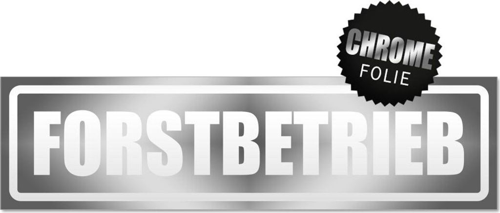 Forstbetrieb invertiert Magnetschild Schild magnetisch