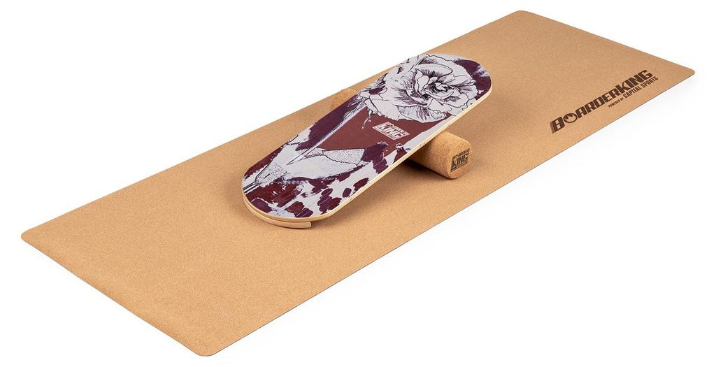 BoarderKING Balance Board Set - dřevěná balanční deska s Obrázek produktu 
