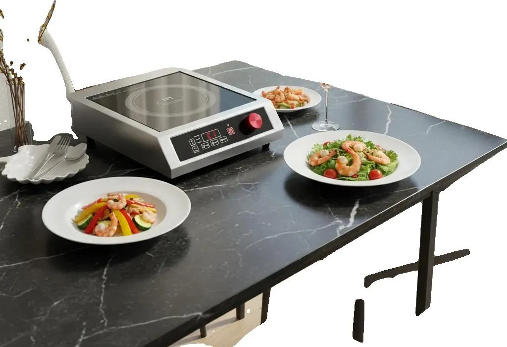 Plaque induction puissante 3500W pour grandes marmites lourdes 75kg