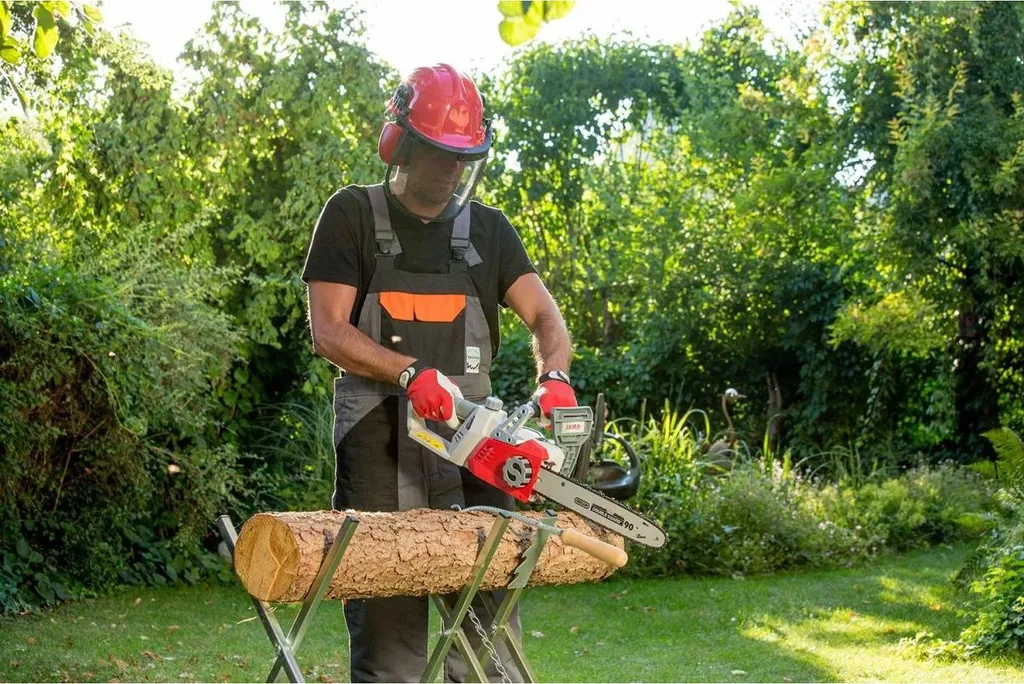 Tronçonneuse 40V IKRA pour bois de chauffage avec 2 batteries et chargeur - 3