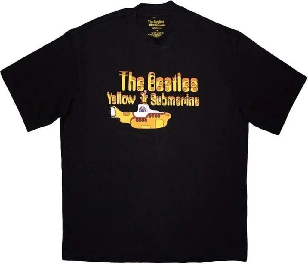 T-shirt The Beatles idéal pour fans de musique rock en noir taille M
