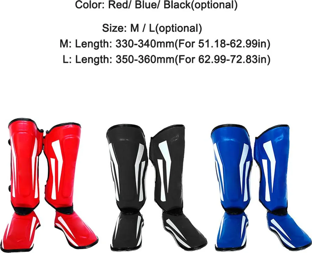 Protège-tibias de protection contre les chocs de boxe et sparring