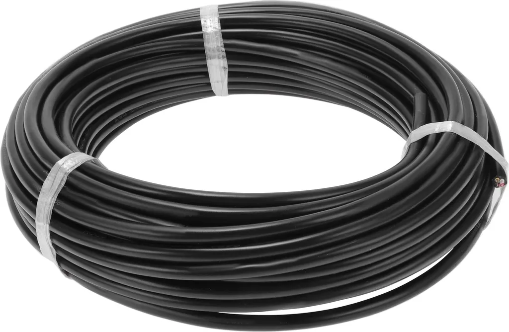 Câble de Puissance 20M 16AWG 4 Fils avec Gaine Souple Haute Isolation