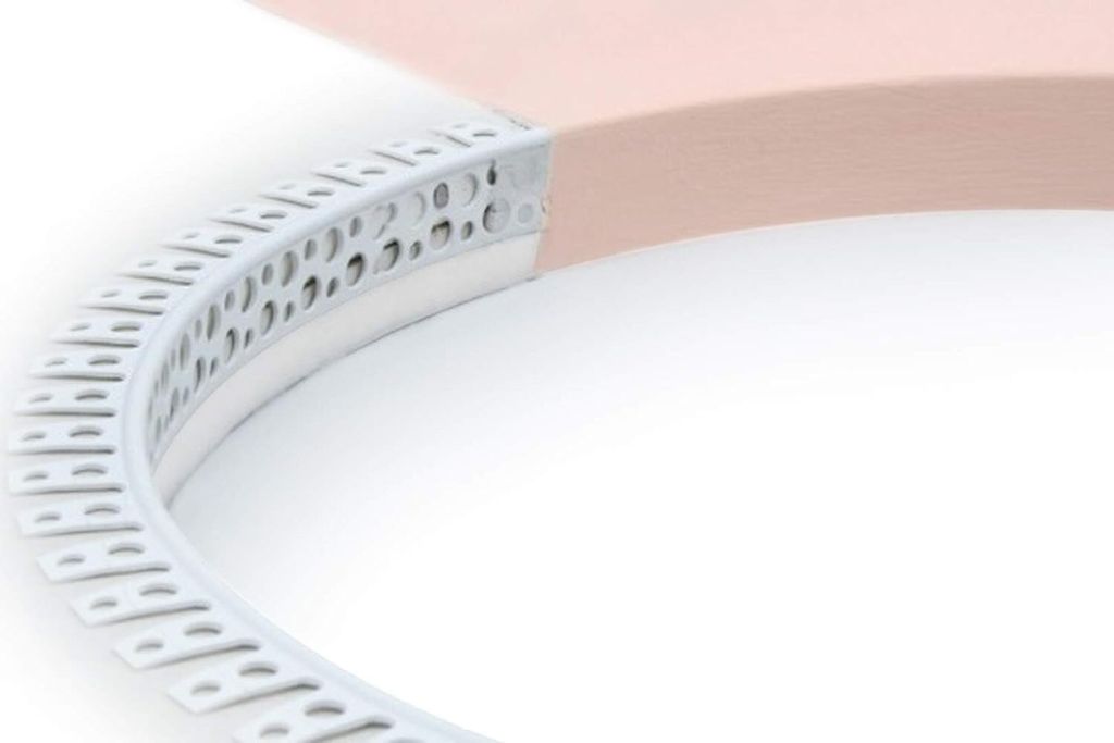 6 Meter Trockenbau Eckschienen aus PVC für Rundbogen Bögen Produktbild 