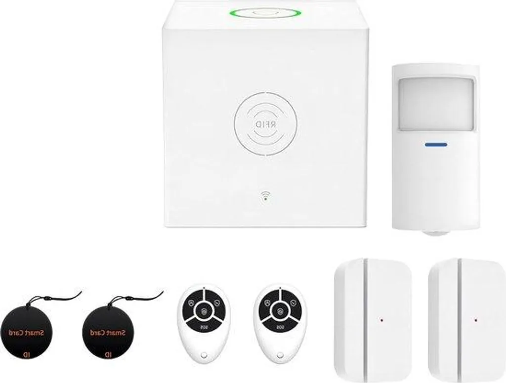 Alarme maison sans fil - Kit de sécurité 8 éléments anti-intrusion