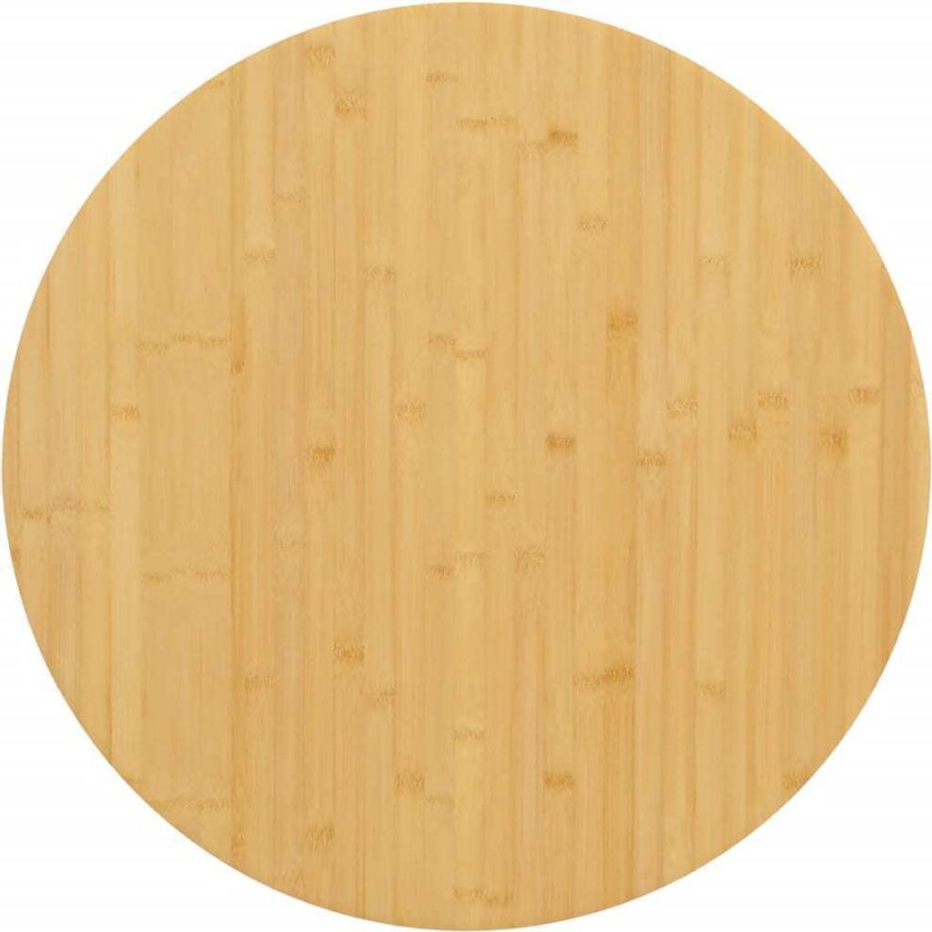Design New Tischplatte Ø80x4 cm Bambus - Tischplatten Möbel2025 CHY8650358 1parcel