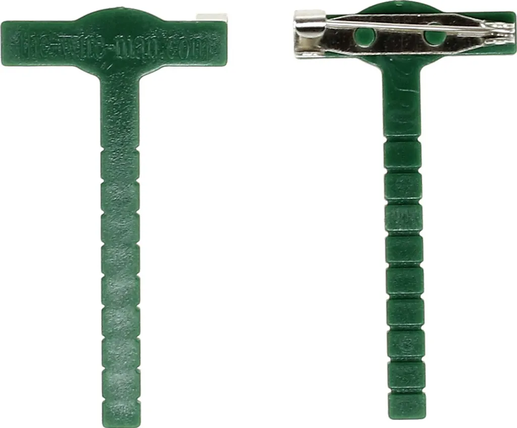 Spille da Bavero 5cm Verde 50 Pezzi | Spille per Giacche e Artigianato
